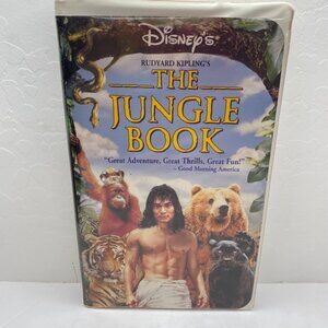 Vintage 1994 Disney's Rudyard Kipling's The Jungle Book VHS Tape Clamshell CAse